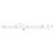 Tira LED Flexible 24V 12,6W/mt 120 Led/mt SMD 2835 IP20 2200ºK Serie Profesional, Venta por metros